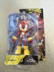 DMG BOX Sonic the Hedgehog 5" DC X Jakks Pacific Sonic - The Flash Action Figure - Foto 1 di 6