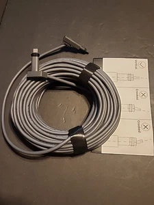 Câble de remplacement Starlink (75 pieds / 23 m) rectangulaire satellite V2 Klutchtech - Photo 1/7