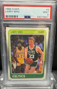 1988 FLEER LARRY BIRD #9 PSA 9 - Picture 1 of 2