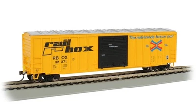 Bachmann #14901 HO 50' Outside Braced Boxcar w/Flashing EOT, Railbox #32271 - Image 1 of 4