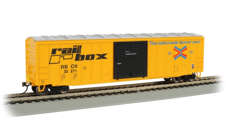Bachmann 50' Outside Braced Boxcar Fred HO Scale Car LED Light ETD Bac14901