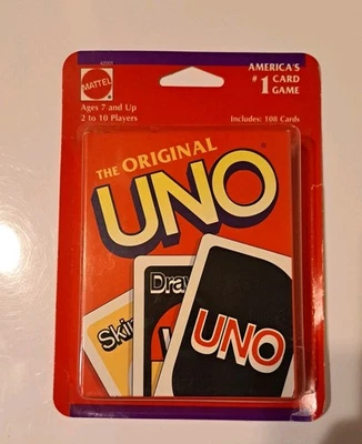 The Original UNO Party Card Game Vintage 1992 New - Image 1 of 4