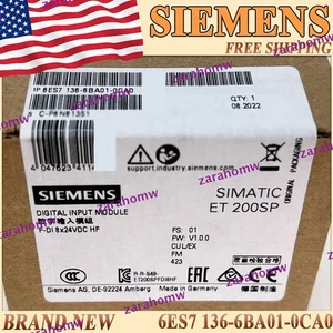Nuevo SIEMENS 6ES7136-6BA01-0CA0 Simatic ET200SP 6ES71366BA010CA0 Envío Gratis - Imagen 1 de 11
