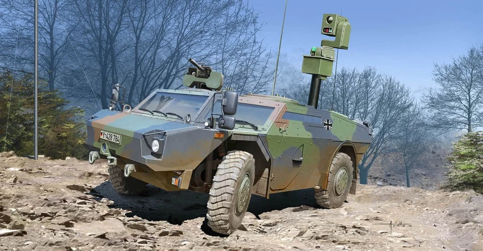 Trumpeter 1:35 5534 German Fennek LGS-Germann Version - NEU - Bild 1 von 1