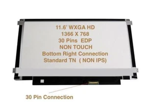 For HP CHROMEBOOK 11A-NA LED LCD screen 11A-NA0035NR 11A-NA0081CL 11.6"NON-TOUCH - Picture 1 of 4