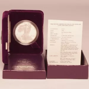 1988-S Silver American Eagle Dollar Proof - Picture 1 of 3