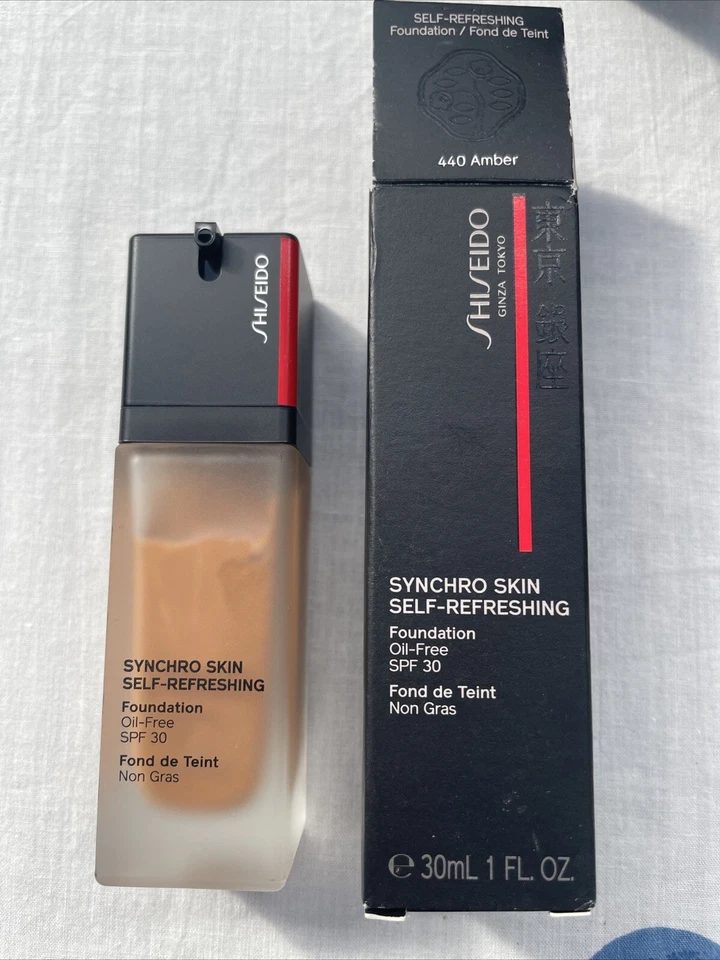 Shiseido Synchro Self Refreshing Foundation 440 Amber Neu OVP - Bild 1 von 1