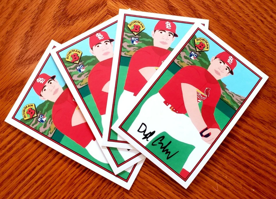 TOPPS 1989 BOWMAN X KEITH SHORE DLYAN CARLSON ROOKIE CARD - PR 7,015 - Image 1 of 1