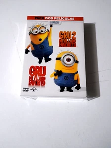 DVD "GRU MI VILLANO FAVORITO 1 & 2" 2DVD COMO NUEVO CON FUNDA CARTON ILLUMINATIO - Imagen 1 de 2
