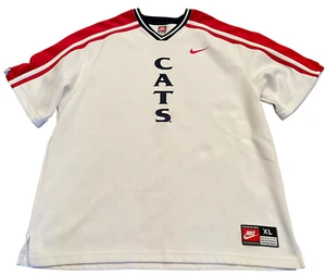 Vintage 90's NIKE Team ARIZONA WILDCATS Basketball Shooting Shirt Top XL vtg - Picture 1 of 4