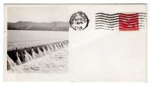 #681 Ohio River 1929 FDC Beazell Photo 30C Unofficial City Madison IN - Picture 1 of 2