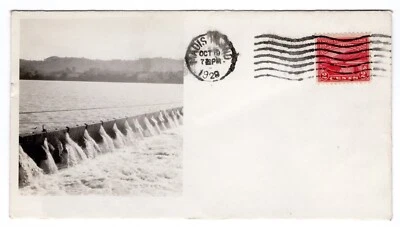 #681 Ohio River 1929 FDC Beazell Photo 30C Unofficial City Madison IN - Image 1 of 2