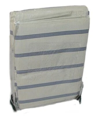 RALPH LAUREN Villa Martine Blue and Cream Bar Stripe STANDARD PILLOWCASES PAIR - Image 1 of 3