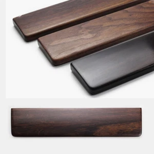 Natural Solid Wood Wooden Mechanical Laptop Keyboard Wrist Rest Pad Hand Support - Picture 1 of 24