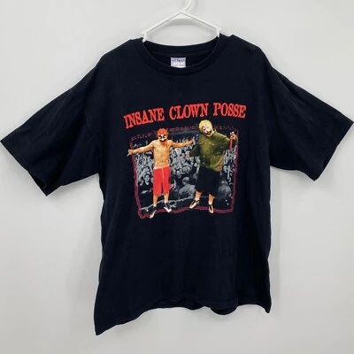 Vintage All Sport Events Shirt Short Sleeve Insane Clown Posse Black XL Mens - Image 1 of 4