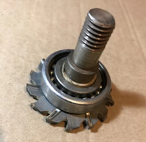 Slot Cutter Router Bit with Bearing    1/2" Threaded Shank   Groove depth: 5/16" - Picture 1 of 11