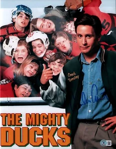 Emilio Estevez The Mighty Ducks Signed Autographed 11x14 Photo Beckett BAS - Picture 1 of 1