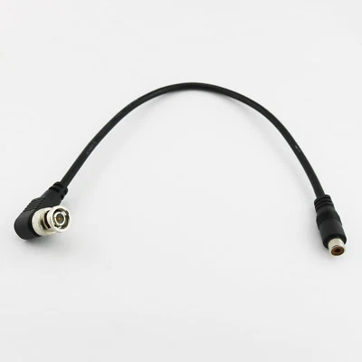 1x BNC Male Right Angle to RCA Female CCTV DC Power Coax Converter Cable 35cm - Image 1 of 4