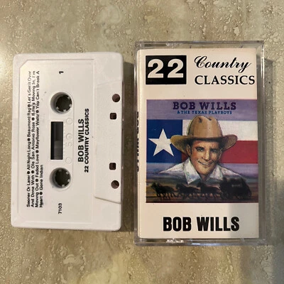 Cassette Bob Wills 22 Country Classics Music Brokers Inc Tested New Case - Image 1 of 2