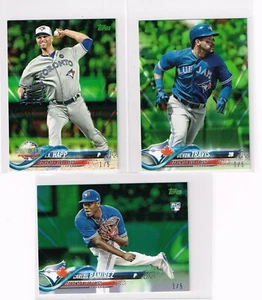2018 TOPPS MINI ON DEMAND GREEN #US66 J.A. HAPP #d 1/5 TORONTO BLUE JAYS - Picture 1 of 1