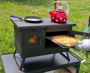 Outdoor-Küchenofen "ERNA" Garten-Kamin Gartenküche Brot, Brötchen Pizza... - Bild 1 von 9