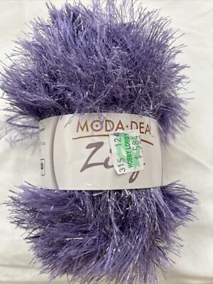 Moda Dea yarn ZING  - 1.76 oz each 80m/87yds - Grape Frost - Image 1 of 3