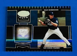 2004 Leaf Certified Cuts Sean Burroughs Mirror Blue Parallel Card #161; #d /50 - Picture 1 of 2