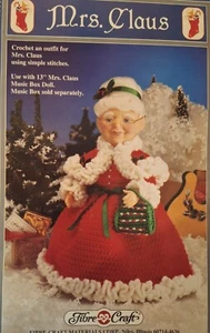 Mrs. Claus 13" Outfit - HÄKELANLEITUNG - Weihnachten Urlaub - Bild 1 von 2
