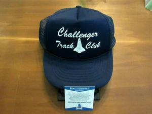 BUZZ ALDRIN APOLLO 11 ASTRONAUT SIGNED AUTO CHALLENGER TRACK CLUB CAP BAS BEAUTY - Picture 1 of 3