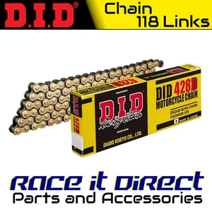 DID Chain for Honda XL125 S 1980-1982 Gold D - Picture 1 of 9