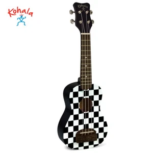 Kohala KT-SCB Tiki Series Beginner Soprano Ukulele Checkerboard Finish - Picture 1 of 1