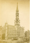 Belgique, Bruxelles, Htel de Ville, ca.1880, Vintage albumen print Vintage albu