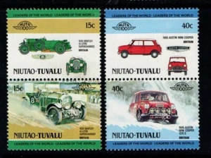 Tuvalu Niutao 1984 1985 Cars Automobiles selection to 40c MNH - Picture 1 of 1