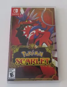 Estuche de repuesto (SIN JUEGO) Pokémon escarlata Nintendo Switch - Imagen 1 de 3