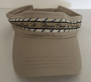 VGC Sun Visor Cap Hat Adjustable - Miami Beach, FL Marco Destin - Picture 1 of 6