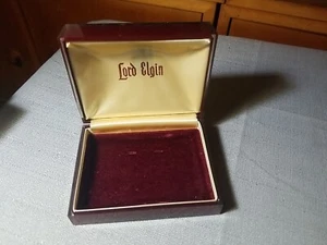 Vintage Lord Elgin Lucite Watch Box EMPTY Presentation Display - Picture 1 of 5