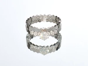 Anello di fidanzamento e fede nuziale Chaumet Bee My Love oro 18 carati diamanti 48 49 EU - Foto 1 di 19