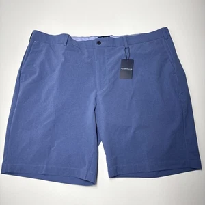 Peter Millar Mens Crown Crafted Salem 9” Golf Shorts Stretch Blue Sz 42 NWT - Picture 1 of 6