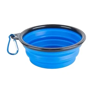 4 Pack Portable Travel Collapsible Foldable Pet Dog Bowl Food Water Bowls Dish - Picture 1 of 12