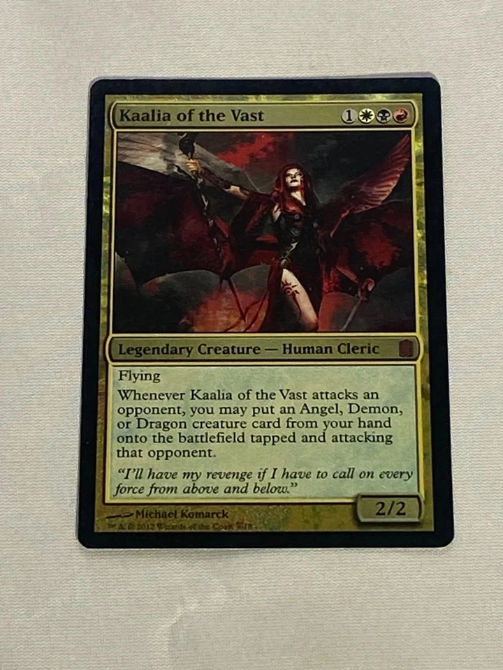 MTG FOIL Kaalia of the Vast Commander's Arsenal Magic the Gathering - Image 1 of 1