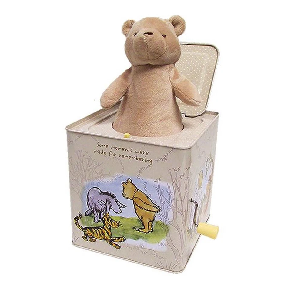 Jack In A Box Musical Toy Plush - Winnie The Pooh - Image 1 of 1