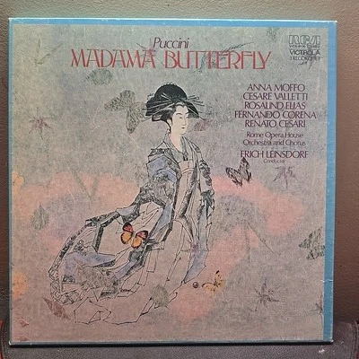 Puccini-Madama Butterfly-1977 RCA Victrola 3 LP Vinyl Record Box Set  - Image 1 of 3