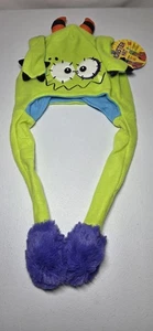 Monster Hat w/Moving Paws Ages 3+ Green One Size - Picture 1 of 4