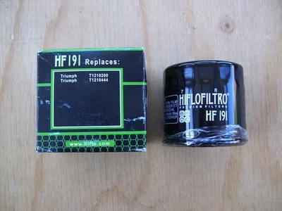 Filtro de aceite Hiflo (HF191) Triumph 600/800 nuevo stock antiguo Foto 1 de 2