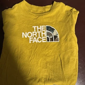 The North Face ragazzo manica lunga pull over oro taglia M/10 - Foto 1 di 3