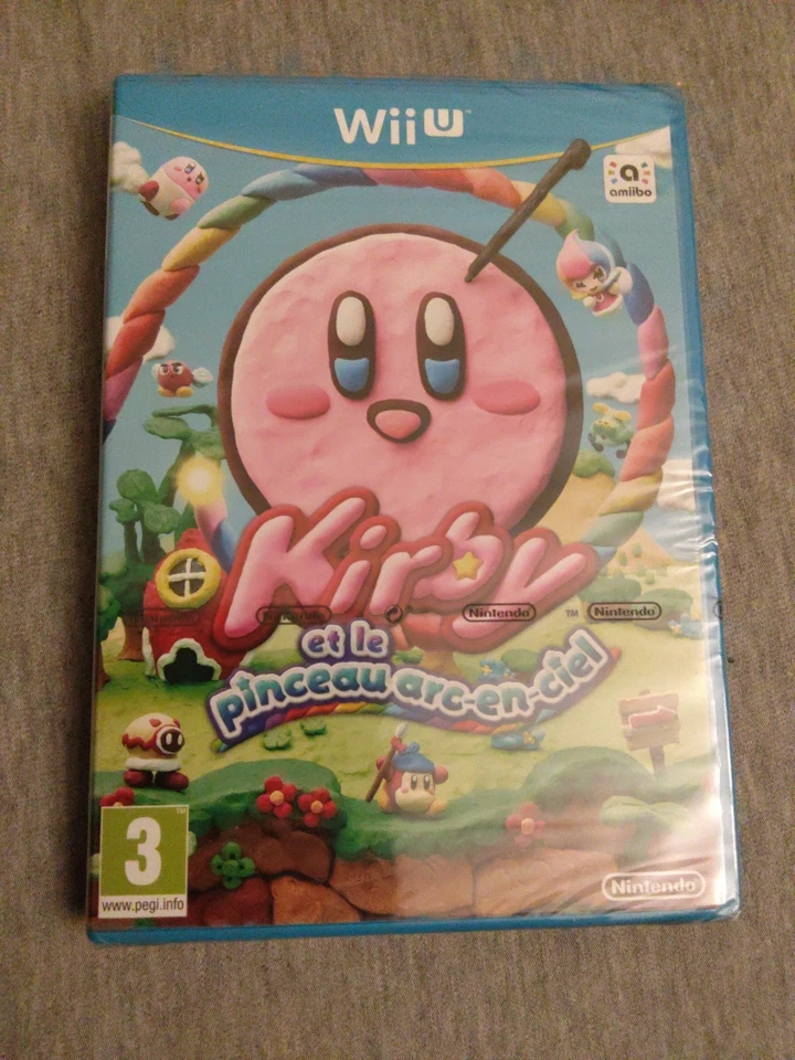 Nintendo Wii U - Kirby et le Pinceau Arc-en-Ciel - Jeu Vidéo  (Action) - Photo 1/1