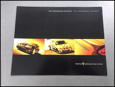 2007 Pontiac Motorsport Car Sales Brochure Catalog - GTO Grand Prix GXP Solstice - Image 1 of 4