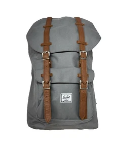 Herschel Little America Rucksack grau hellbraun - Bild 1 von 15