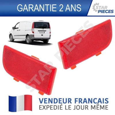 2 catadioptre arriere gauche + droit MERCEDES VITO VIANO A6398260440 A6398260540 - Photo 1/4