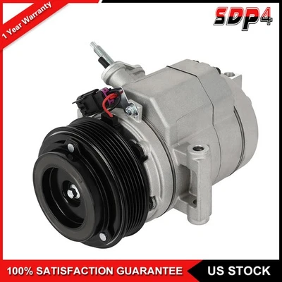 AC Compressor with Clutch Fits Lincoln MKZ 3.5L 2007 2008 2009 2010 2011 Foto 1 de 4